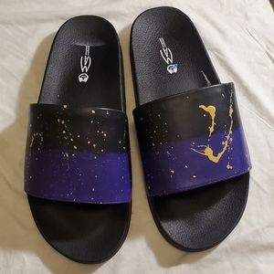 - Purple Faded Mens Slides